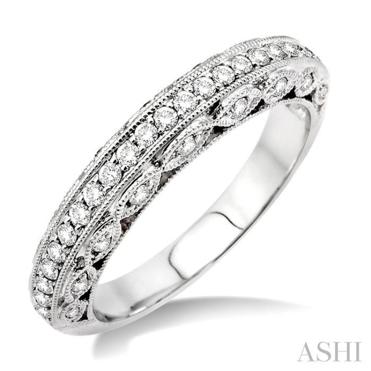 3/8 ctw Diamond Matching Wedding Band in 14K White Gold