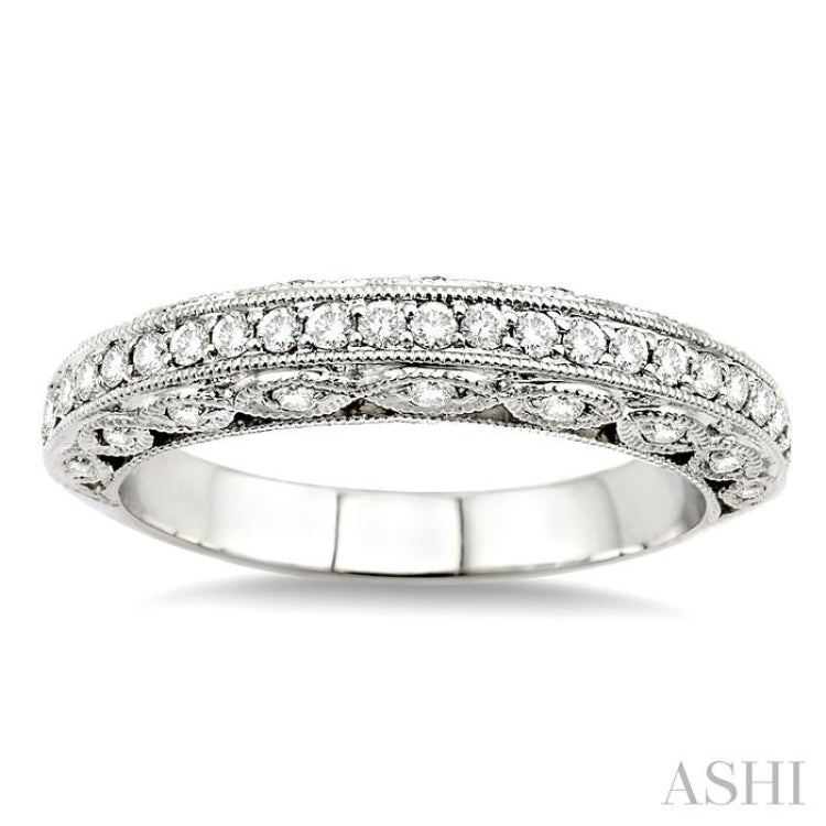 3/8 ctw Diamond Matching Wedding Band in 14K White Gold