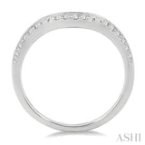 1/5 ctw Round Cut Diamond Wedding Band in 14K White Gold