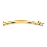 14k 4mm Lightweight Domed Omega 2 inch Extender for Necklace