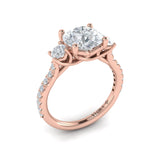 14 KT Rose Gold Vlora  Engagement Rings