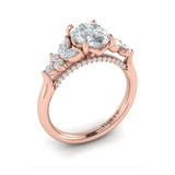 14 KT Rose Gold Vlora  Engagement Rings