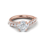 14 KT Rose Gold Vlora  Engagement Rings