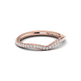 14 KT Rose Gold Vlora  Wedding Bands
