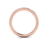 14 KT Rose Gold Vlora  Wedding Bands