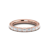 14 KT Rose Gold Vlora  Wedding Bands