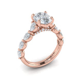 14 KT Rose Gold Vlora  Engagement Rings