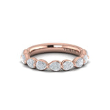 14 KT Rose Gold Vlora  Wedding Bands