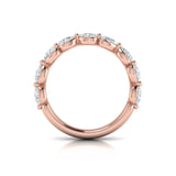 14 KT Rose Gold Vlora  Wedding Bands