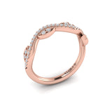 14 KT Rose Gold Vlora  Wedding Bands