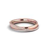 14 KT Rose Gold Vlora  Wedding Bands