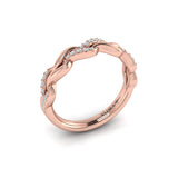 14 KT Rose Gold Vlora  Wedding Bands