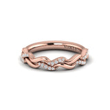 14 KT Rose Gold Vlora  Wedding Bands