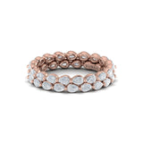 18 KT Rose Gold Vlora  Wedding Bands