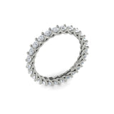 18 KT White Gold Vlora  Wedding Bands