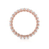 18 KT Rose Gold Vlora  Wedding Bands