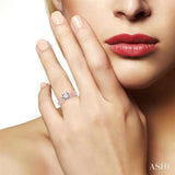 1/10 ctw Diamond Semi-Mount Engagement Ring in 14K Rose Gold