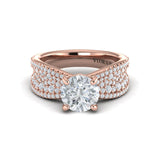 Bold Pave Engagement Ring