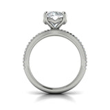Bold Pave Engagement Ring