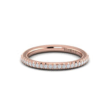 Matching Band for Oval Pave Cathedral Engagement Ring