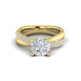Cross Your Heart Engagement Ring