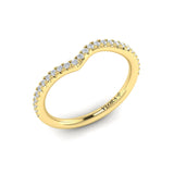 Matching Band for Teardrop Bezel Engagement Ring