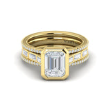 Modern Cathedral Engagement Ring