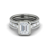 Modern Cathedral Engagement Ring