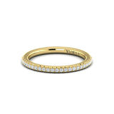 Matching Band for Fluted Emerald Cut Engagement Ring