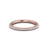 Matching Band for Fluted Emerald Cut Engagement Ring