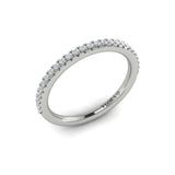 Matching Band for Fluted Emerald Cut Engagement Ring