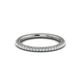 Matching Band for Fluted Emerald Cut Engagement Ring