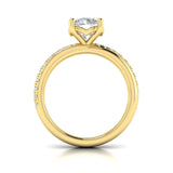 Twisted Pave Classic Engagement Ring