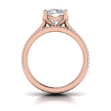 Triple Band Engagement Ring