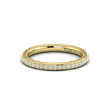 Matching Band for Bold Bezel Emerald Cut Engagement Ring