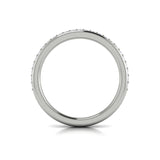 Matching Band for Bold Bezel Emerald Cut Engagement Ring