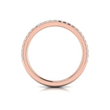 Matching Band for Triple Band Pave Oval Engagement Ring