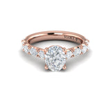 14 KT Rose Gold Engagement Rings