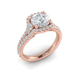 18 KT Rose Gold Engagement Rings