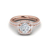 18 KT Rose Gold Engagement Rings