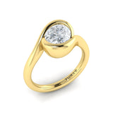 14 KT Yellow Gold Engagement Rings