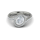 14 KT White Gold Engagement Rings