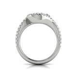 18 KT White Gold Engagement Rings
