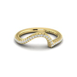 18 KT Yellow Gold Matching Band