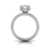 14 KT White Gold Engagement Rings