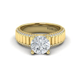 14 KT Yellow Gold Engagement Rings