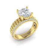 18 KT Yellow Gold Engagement Rings