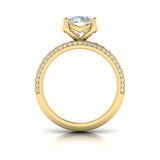18 KT Yellow Gold Engagement Rings