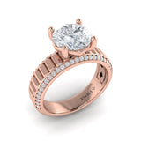 18 KT Rose Gold Engagement Rings