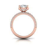 18 KT Rose Gold Engagement Rings